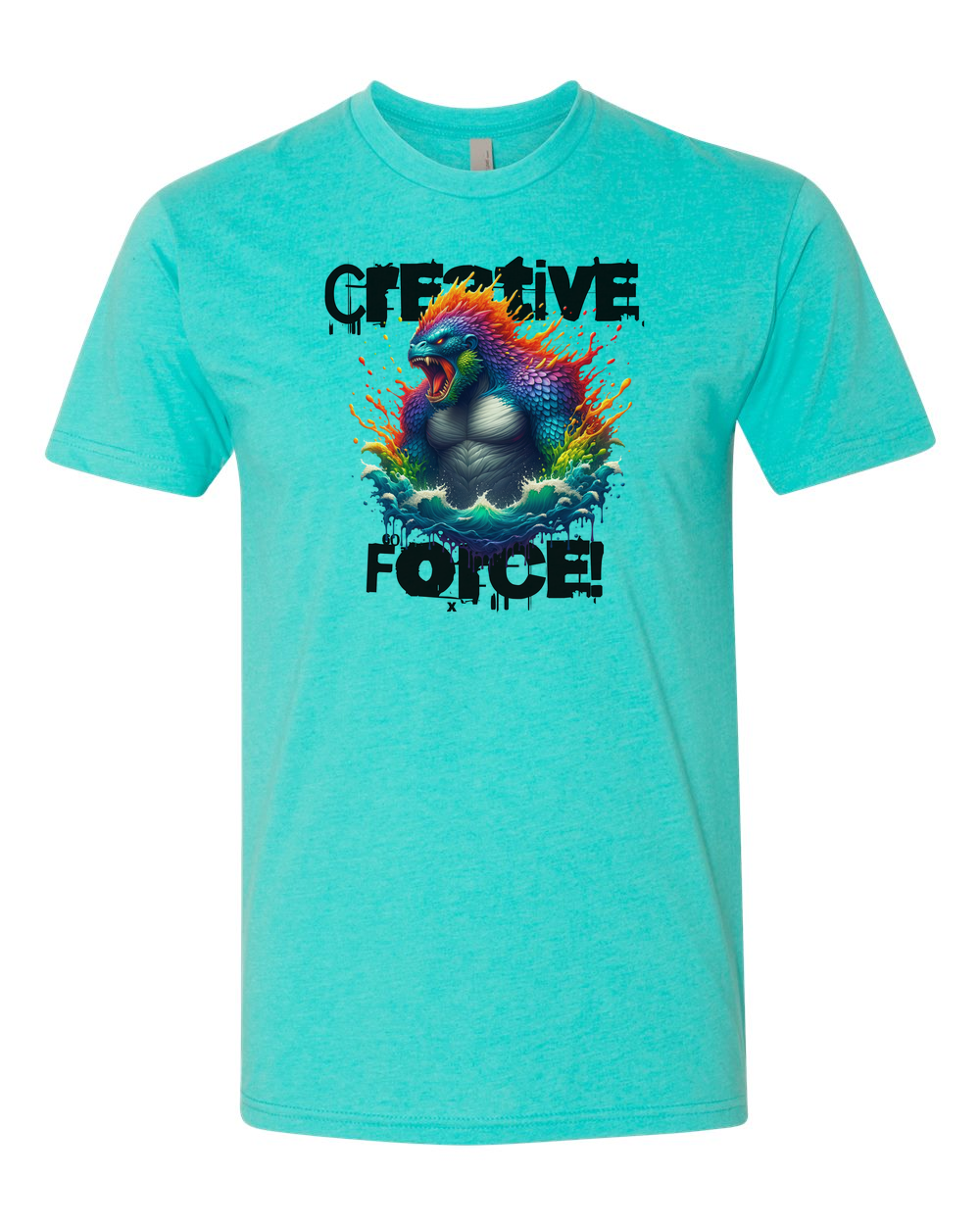 Creative Force Men's T-Shirt Tahiti Blue (NL6210)